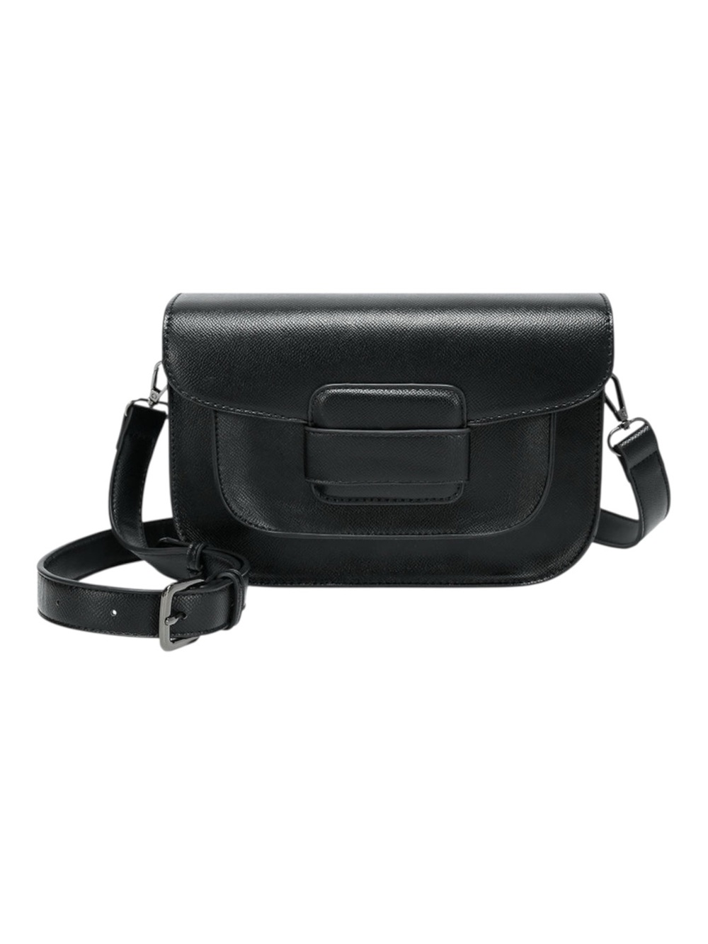 NWT Daisy Rose Crossbody Bag - Black - Vegan Leather
